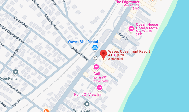 Google Map Waves